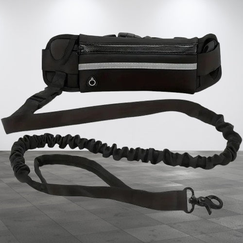 laisse-main-libre-chien-noire-course-securisee-canicrosse-runleash