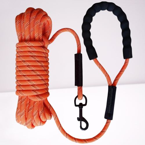 longe-chiens-orange-reflechissante