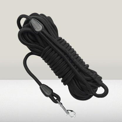 longe-pour-chien-noire-robuste