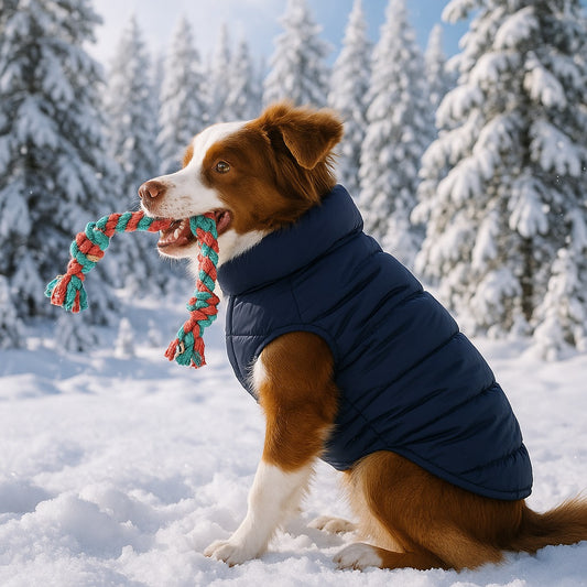 manteau-pour-chien-hivers-bleu-marine-cosytail