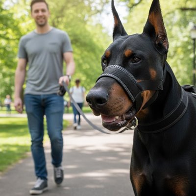 Museliere chien​ PawShield noir malinois