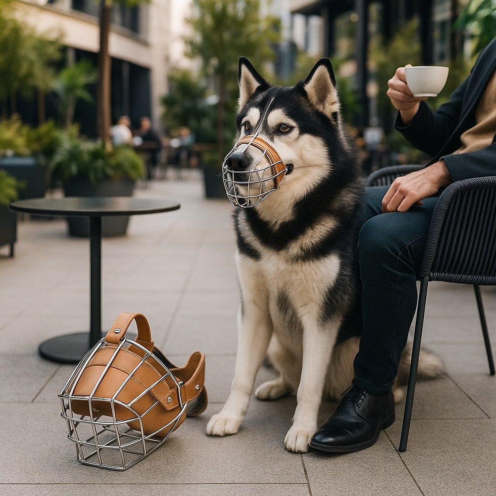 museliere-pour-chien-marron-husky