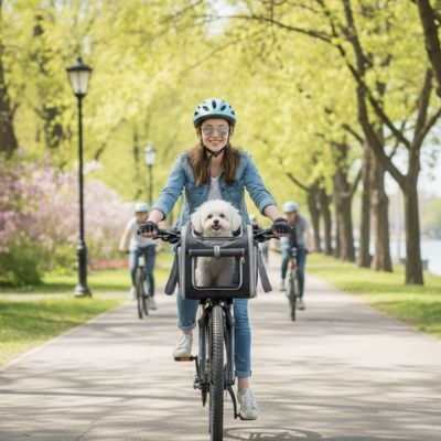 Panier à vélo pour Chien PawRide aération optimale
