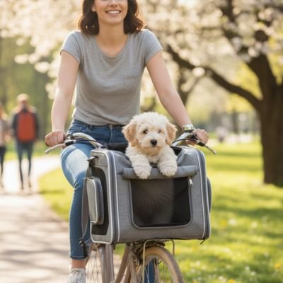 Panier à vélo pour Chien PawRide pratique 
