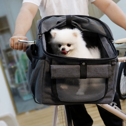 panier pour velo pour chien BikePaw securisant-pratique