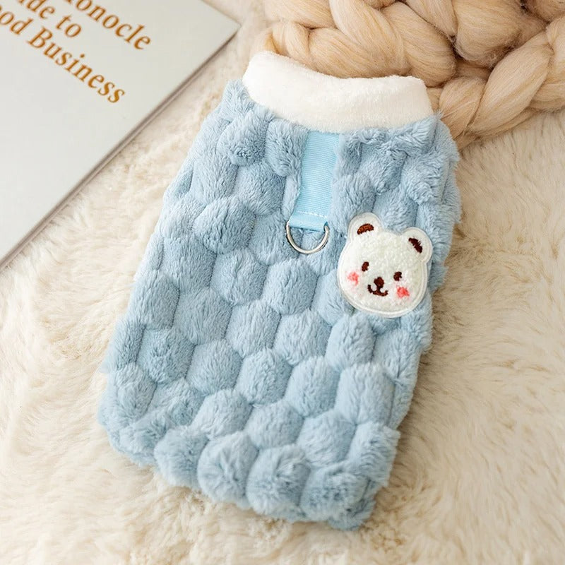 pull-pour-chien-bleu-clair-cozypaws