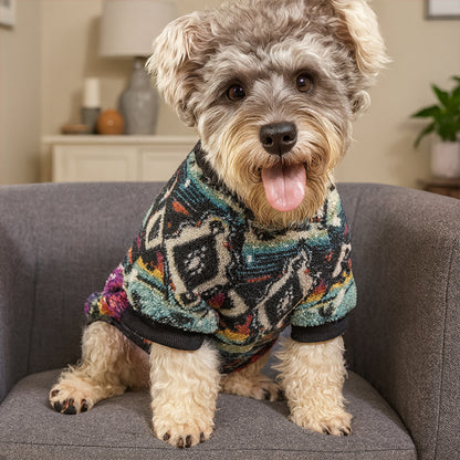pull-pour-chien-chaud-tendance-motifs-ethniques-peluchon