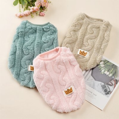 Pull pour Chien chaud variantes vert rose et marron