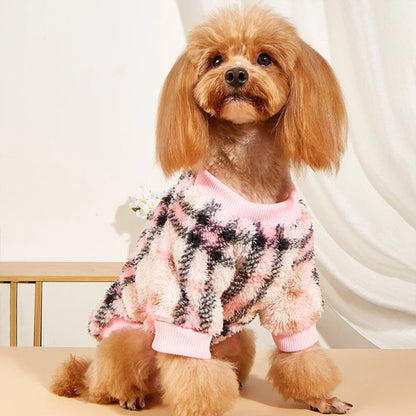 pull-pour-chien-mignon-motifs-carreaux-peluchon