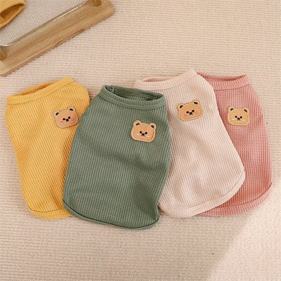 Pull pour Chien variantes multiples vert jaune rose motif ourson