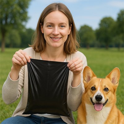 Sac à crotte​ opaque et imperméable