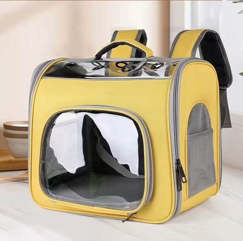 sac a dos portage chien panoradog jaune