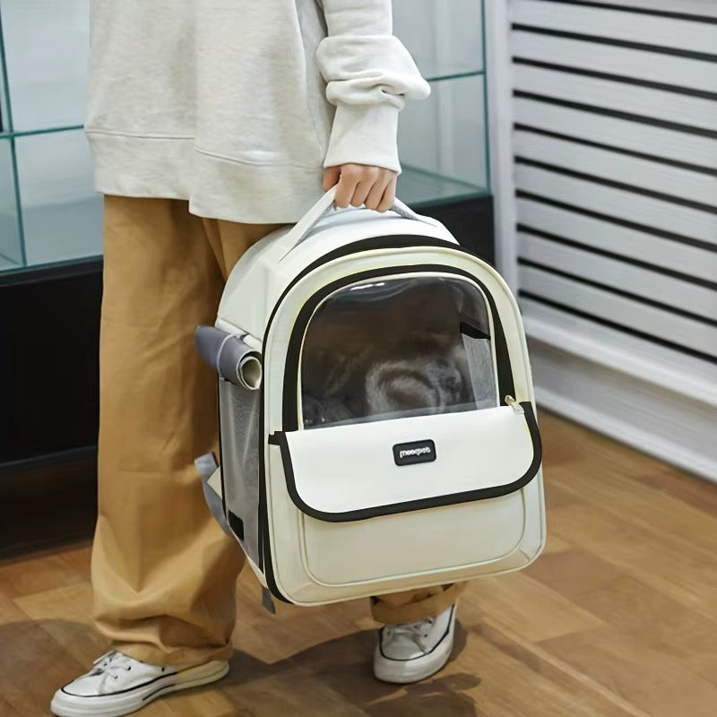 sac a dos portage chien moorpet noir poignée confortable