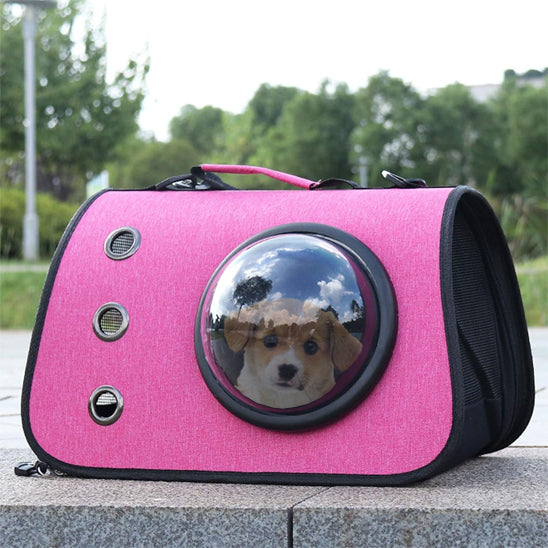 sac-transport-chien-rose-design-voyage