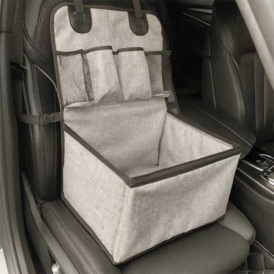 Siege auto chien​ PawCuddle gris claire voiture 