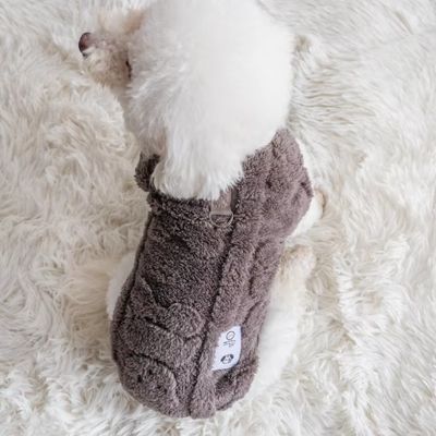 vetement-pour-chien-gris-brun